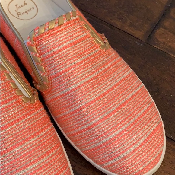 Jack Rogers Slip on Pink and Gold Shoes EUC! ⭐️ - Picture 4 of 12